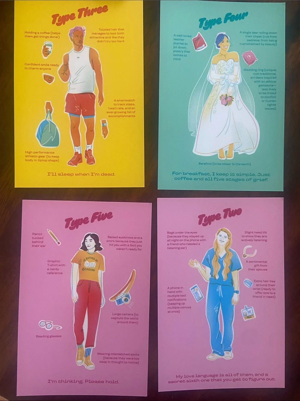 Enneagram Postcard Lot Brand New